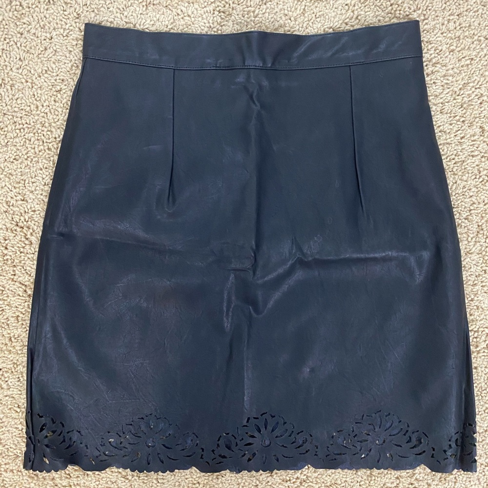 Minkpink naughty & nice faux leather mini skirt